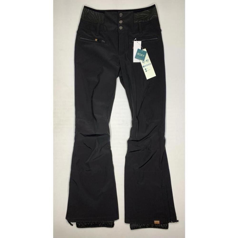 NWT Roxy Medium Black Rising High Dry Flight Snowboard Pants P132
